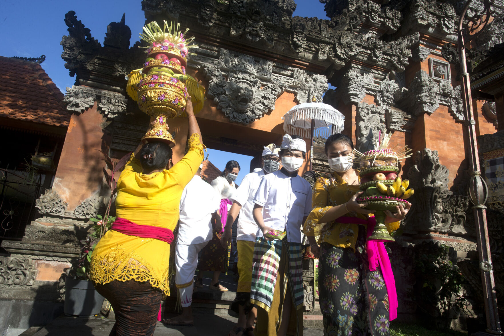 APTOPIX Indonesia Hindu Festival